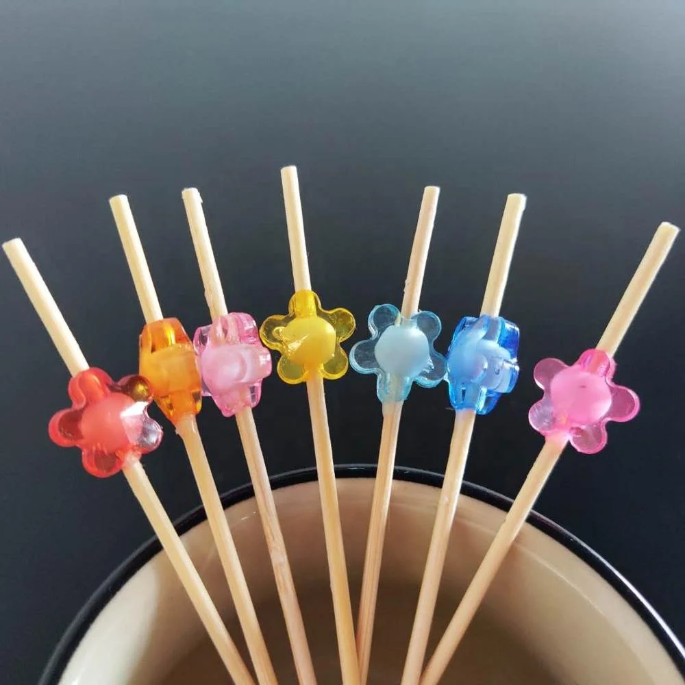 120mm party cupcake decoration flexible bamboo sticks disposable skewer bamboo sandwich stick