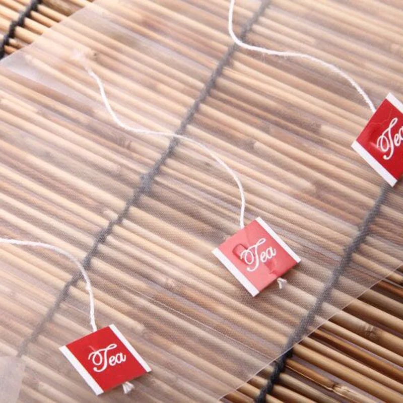 
Food Grade Transparent Nylon Filter Mesh Bag roll for Pyramid tea bags packing 