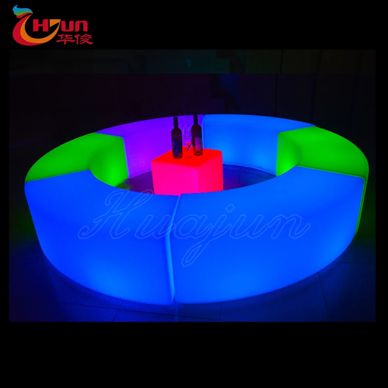 2021 China factory hot selling banquet bench furniture/ lit up led stool outdoor furniture for Sale