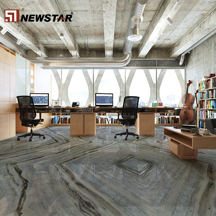 
Newstar China Blue River Blue Danube Marble Jade Slabs Blue marble slab 