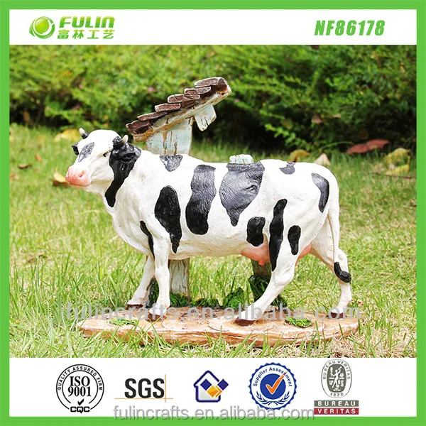 resin cow figurine