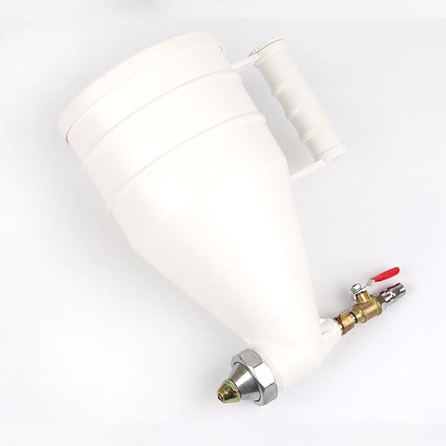 Wholesale Plastic Adjustable Air Texture Hopper Spray Gun Pneumatic Mortar Spray Powder Coating Equipment  Wall Paint Spray Gun