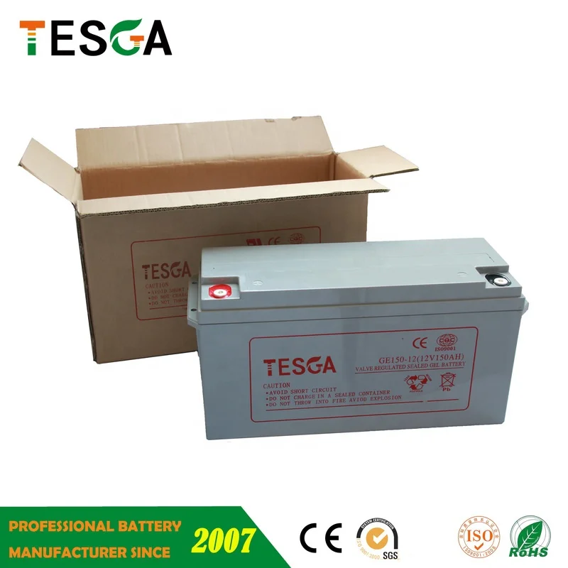 
12V150Ah VRLA Lead acid battery for ups system with 3 year warranty time batteries price 