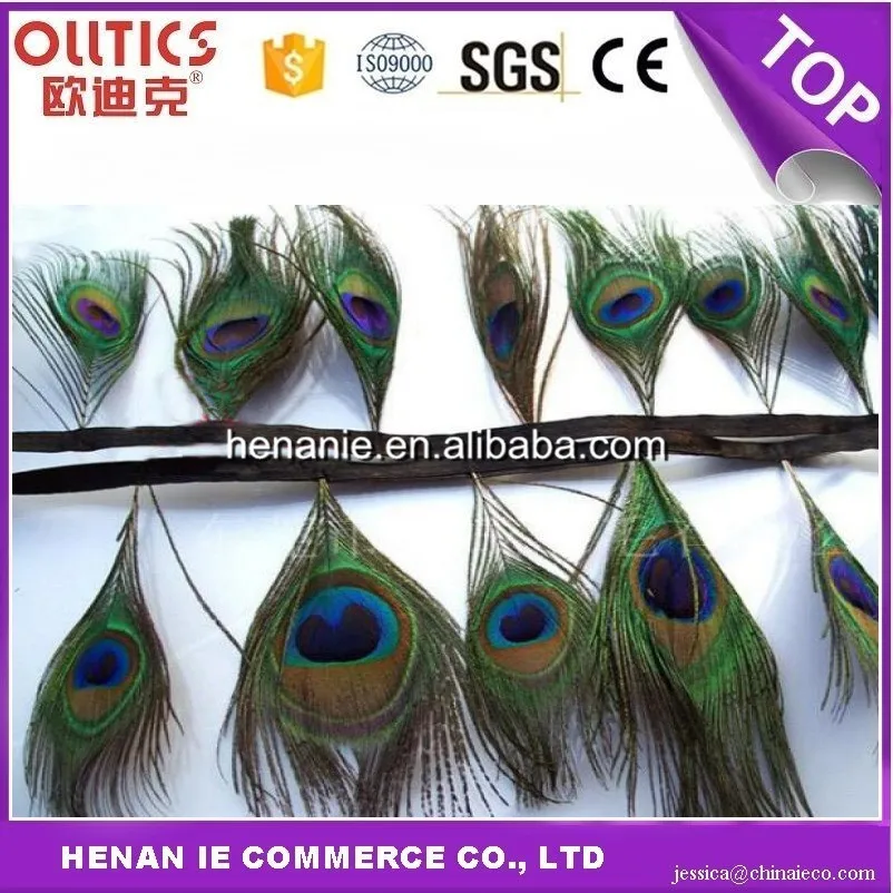 Peacock feather trim for masquerade peacock feathers for evening dresses