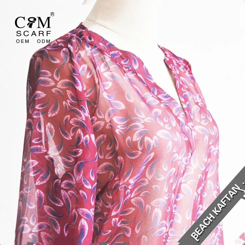 Женская обувь; Сезон весна; Цветочный узор; Принт 3/4 рукавом и асимметричным подолом Асимметричный Туника свободные длинные блузы, топы