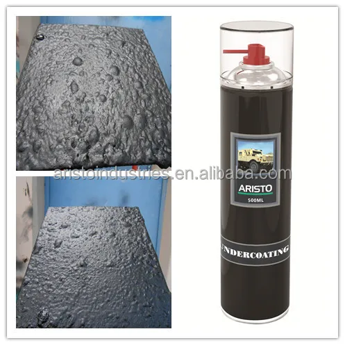 Factory OEM 500ml Car Rubberized Undercoating Spray