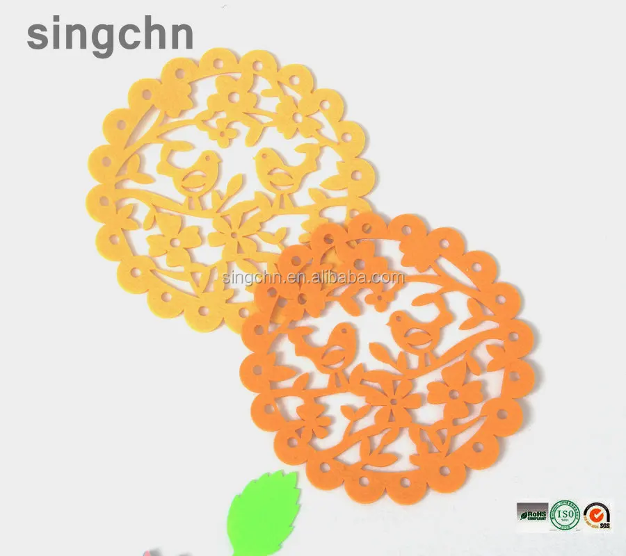 3mm felt cup coaster