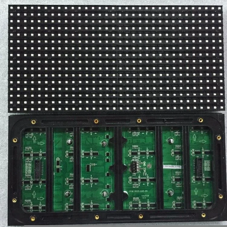 outdoor 320*160mm 32*16pixels 3in1 SMD 1/4 scan 1/2 scan RGB P10 full color LED module for Advertising media LED Display