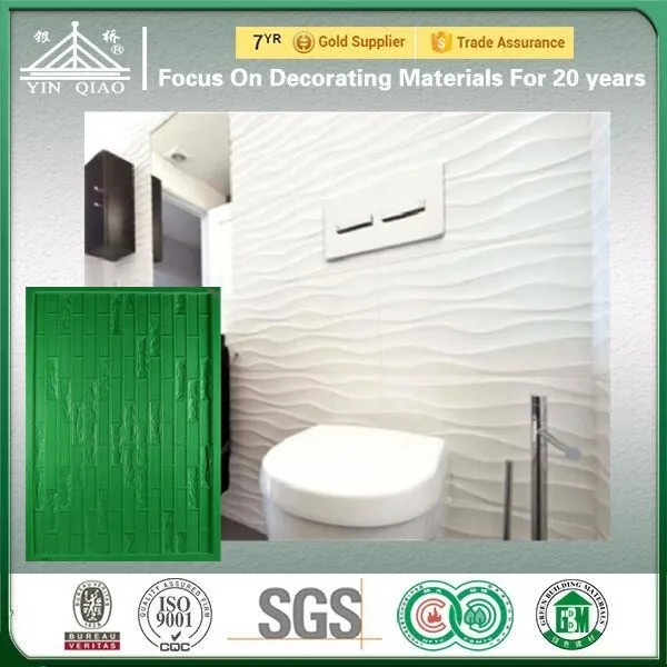 Silicone Rubber Molds for Gypsum 3D Wall Panel Decoration Material