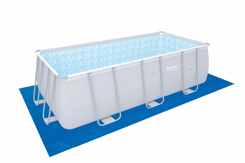 Bestway 56457 pvc frame inflatable Pipe rack Steel Rectangular above Ground Swimming Pool