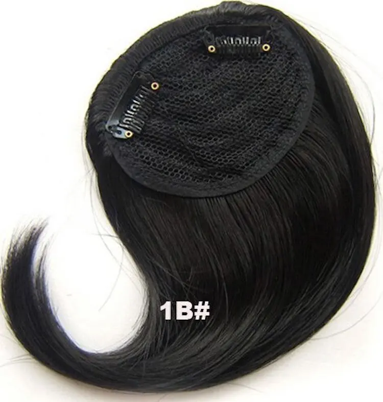 Фронтальные волосы челка естественный вид синтетические волосы челка