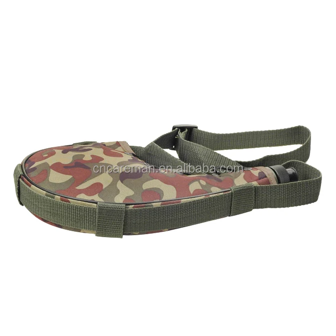 750ml Hunting Camouflage Spanish Wine Bota Bag, Kidney Shaped Plastic Water Canteen OEM Orders Accepted