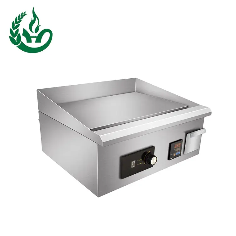
 Электрическая плоская гриль для барбекю из нержавеющей стали, 5000 Вт, для ресторана, кухонное оборудование  