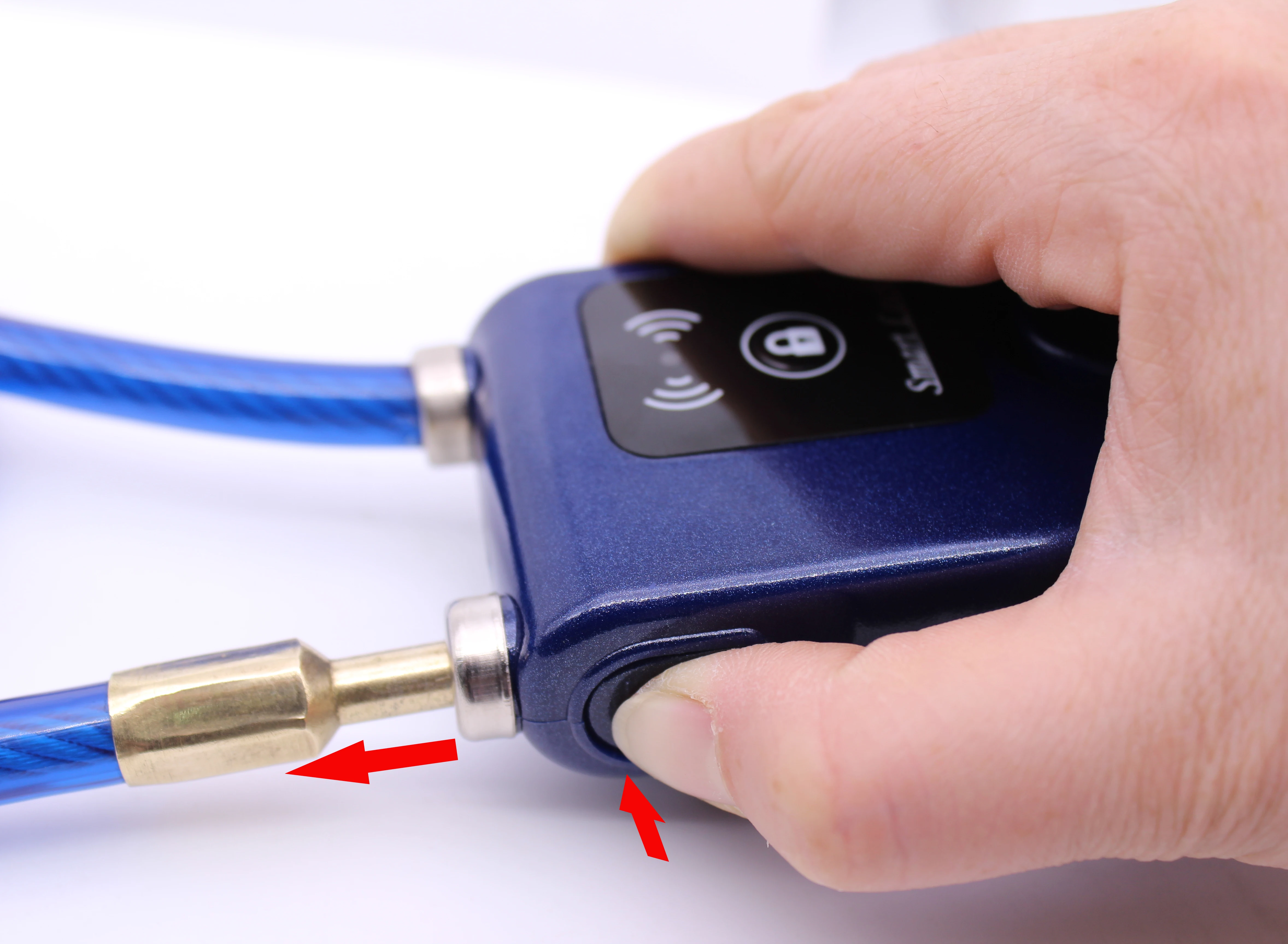 new gadget motorbike alarm padlock gate outdoor smart bike intelligent lock