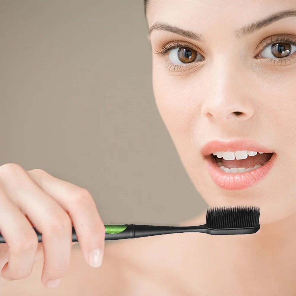 Double Cleaning Toothbrush Nano Brush Oral Care Toothbrush