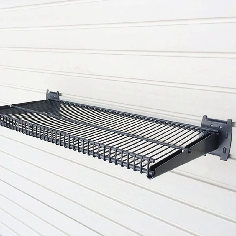 24'x12'Wall Mount Support Holder Organizer Slat Wall Tool Holder Accessory Garage  Wire Frame Shelf