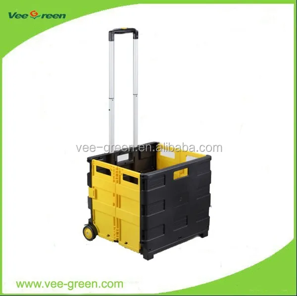 Plastic Pack&Roll Cart with Lid