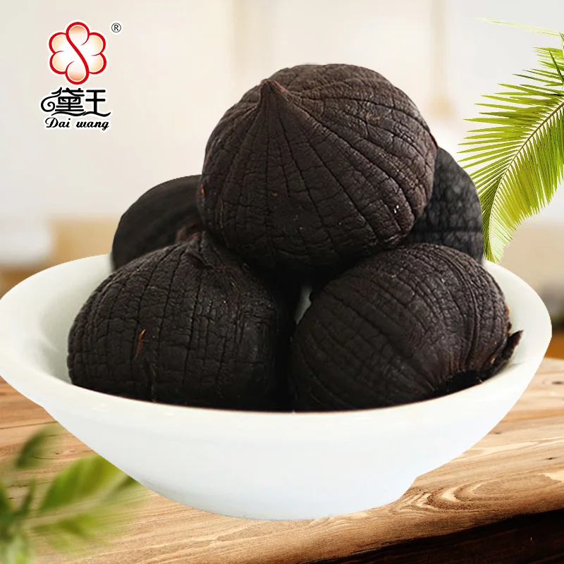 
Yunnan Fermented OEM Natural Peeled single solo black garlic Factory 