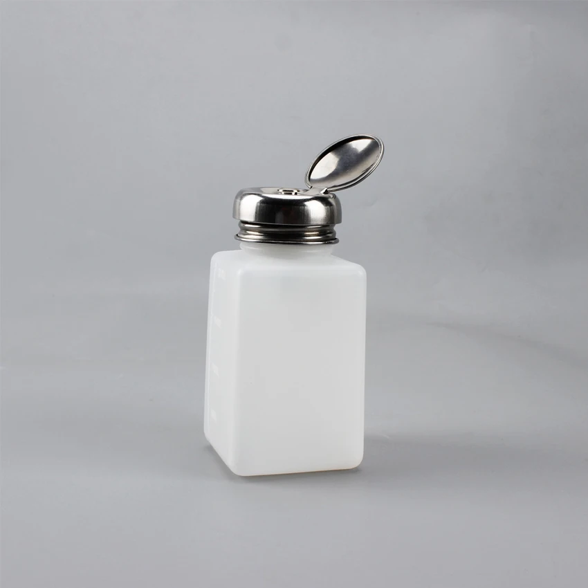 S1 ESD Alcohol Bottle Antistatic Dispenser /120ML Fluid /anti-static Push White