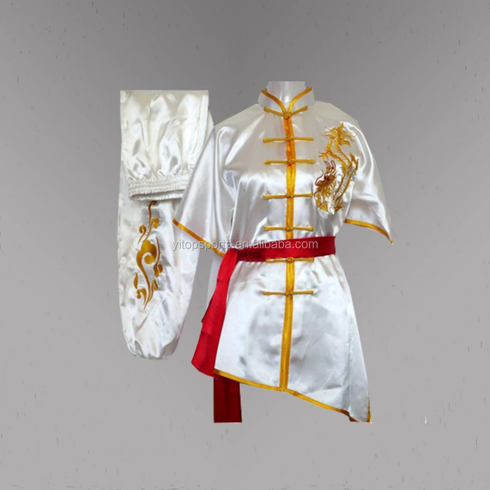 Chinese Traditional satin taichi Kungfu uniform