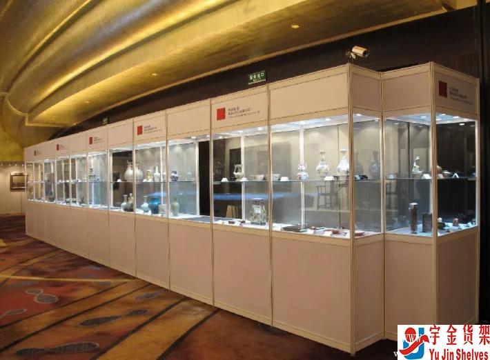 wall mounted curio cabinets foe museum display