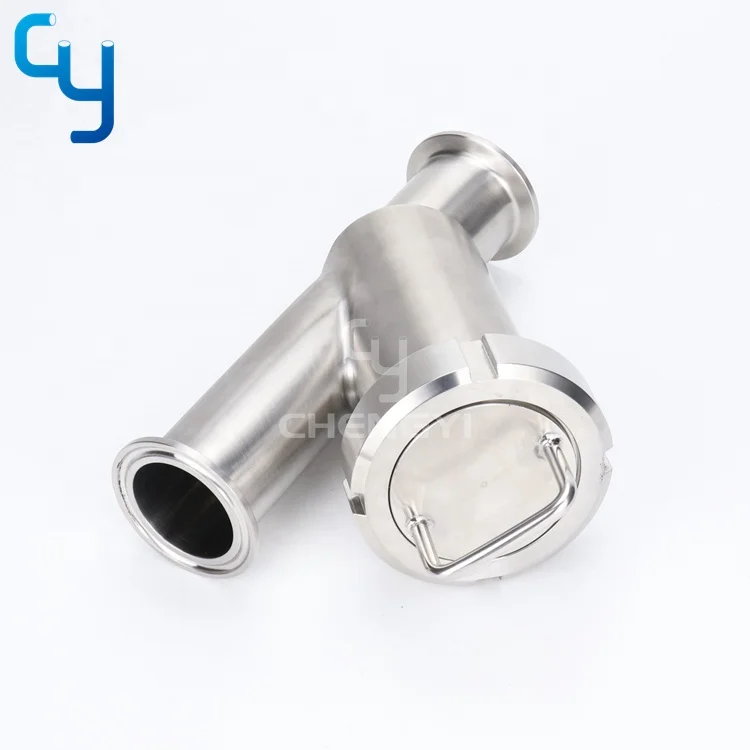 Stainless steel sanitary Y type strainer