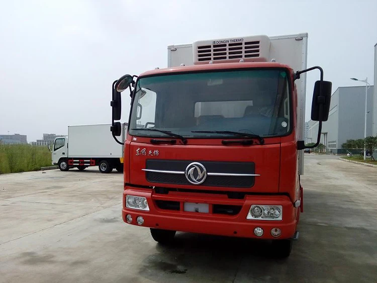 Dongfeng 6X2 245Hp 48.5Cbm Van 15 Ton cold storage refrigerator truck