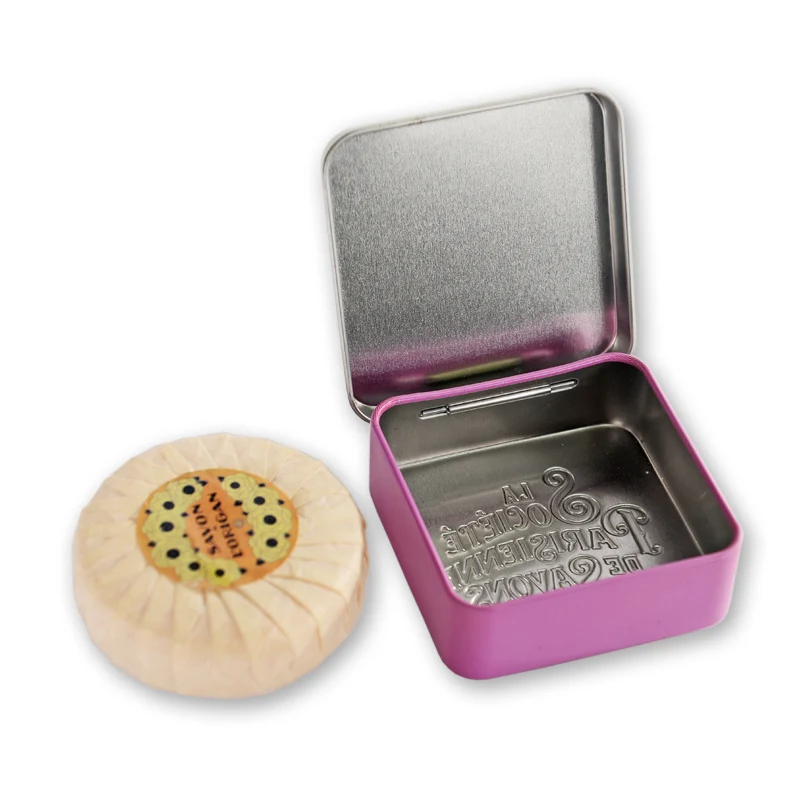 Wholesale Food  Grade Square Tin Box Packaging for Cookies