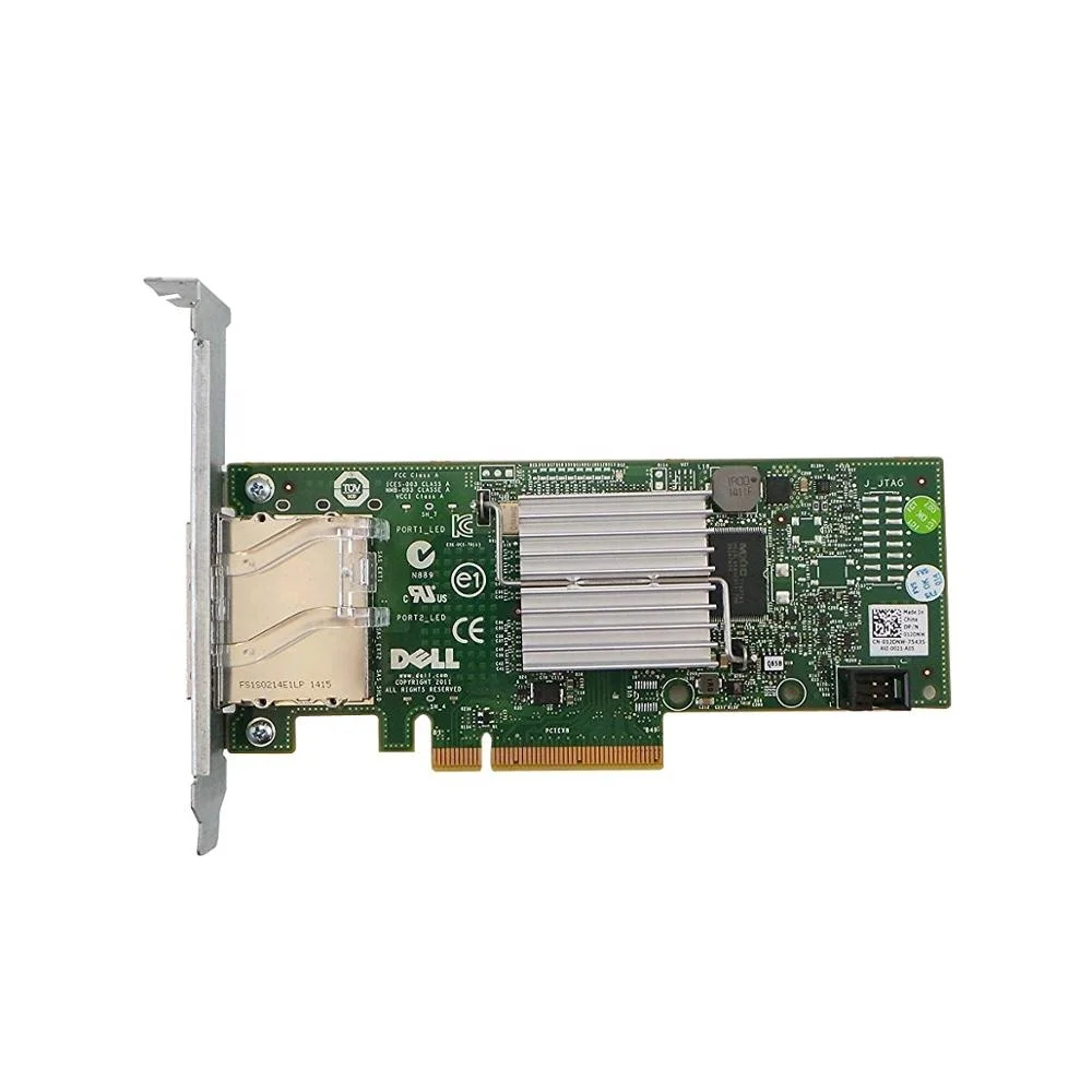 PERC H200e зарядное устройство с двумя портами 6 Гбит/с SAS HBA Sff-8088 12DNW