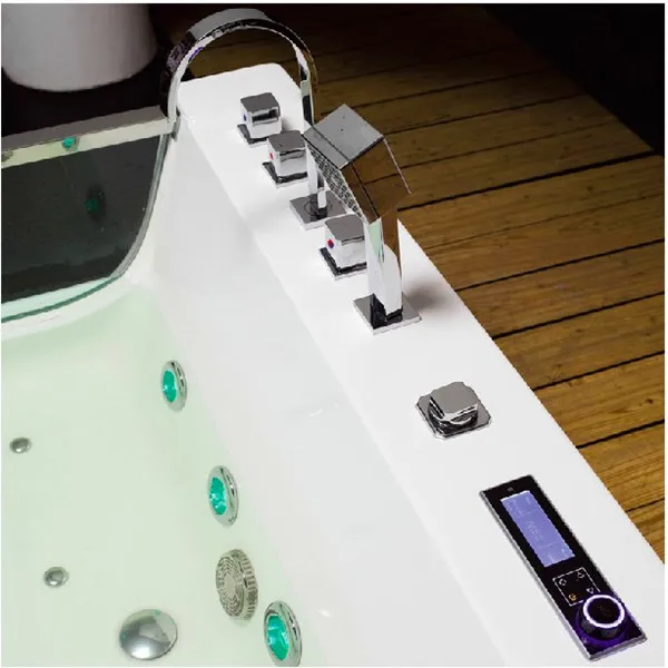 Новый дизайн низкая цена ванна с гидромассажем американская массажная на 2