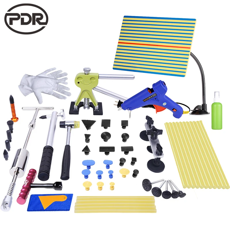 Pdr инструменты линии отражатели доска автомобиля град Дент Ремонт Инструменты Дент Съемник вкладки Дент удаления комплект