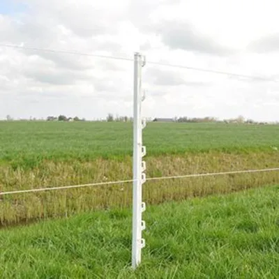 Environmental security steel plastic post electric fence for cattle ISO factory made in China