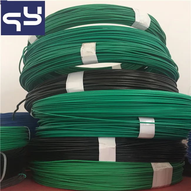Hot Sale Plastic Coated 0.5~50kg Coil Weight Garden Wire Pvc Coated Iron Wire