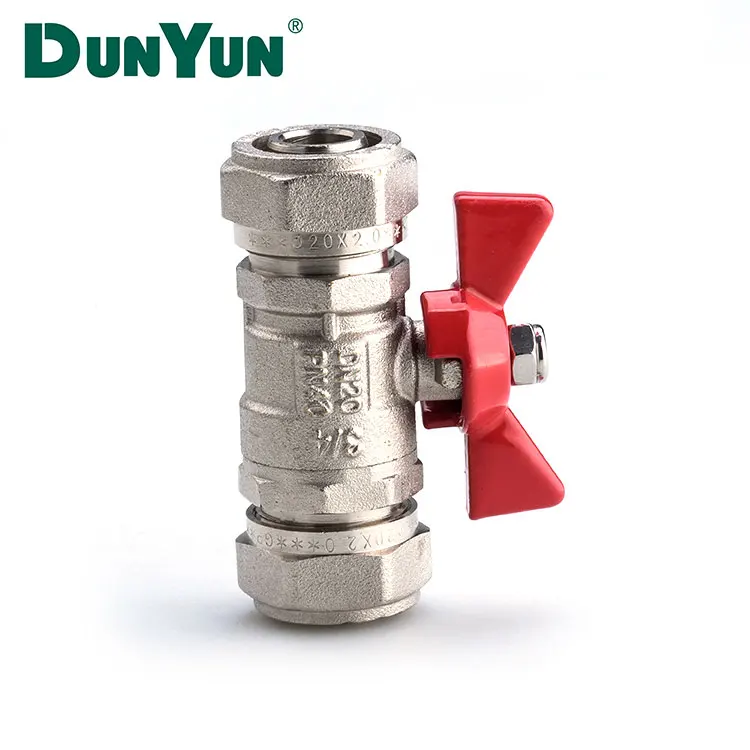 Wholesale High Quality 1/2 Mini Thread Brass Ball Valve