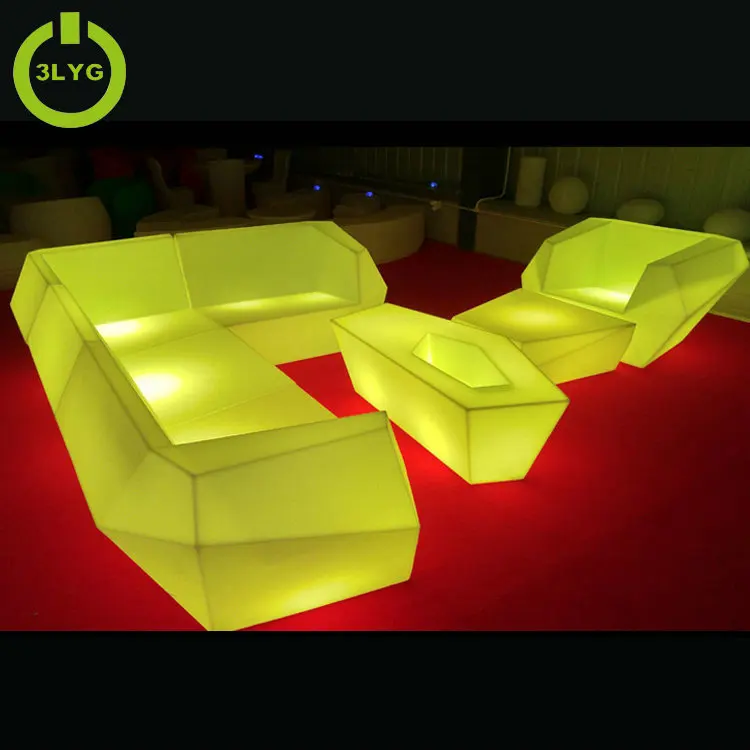 Modern wholesale high quality cheap color changing led chair sofa