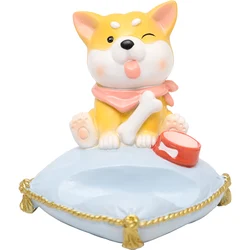 Roogo Resin Puppy Desk Phone Stand Dog Cat Shape Mobile Holder
