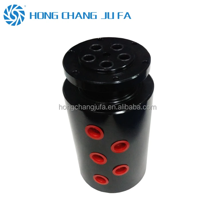 Multi couplers excavator rotary unions hydraulic rotary coupling swivel flange connection