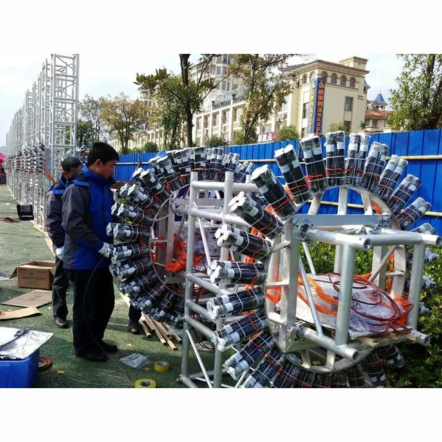 Заводская цена, 4 дюйма, 25 выстрелов, железные раковины, раствор, трубка, фейерверк, демонстрационный раствор