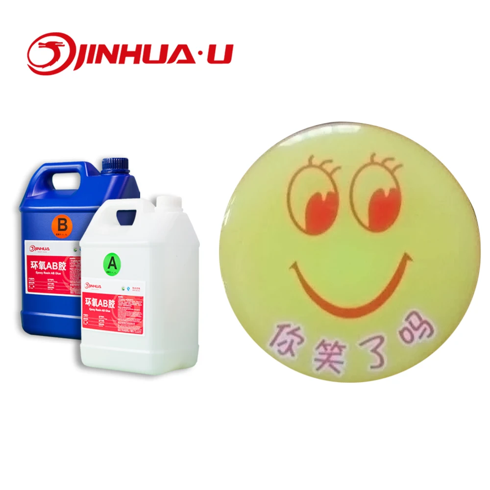Top Clear Epoxy Resin AB Glue for Doming Sticker with Factory Price