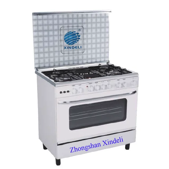 2017new product Free standing gas stove 900mm with mixed gaz electric cooker with auto ignition for CKD in Kenya