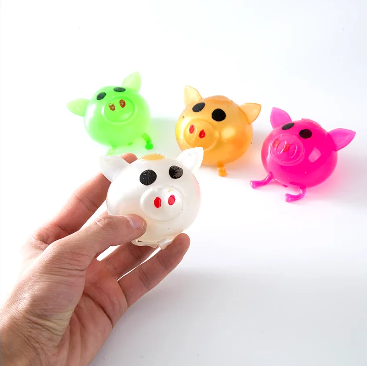 Лидер продаж, шарики для свиней, липкие шарики для животных, Водяные Шарики для развлечения