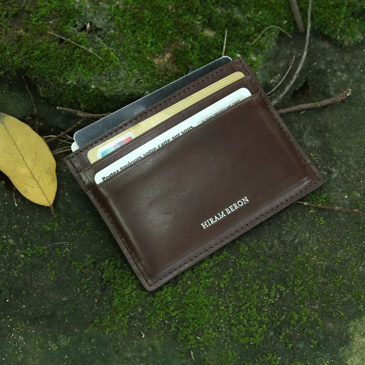 Wholesale Men Leather Credit Card Holder Unique Products To Sell