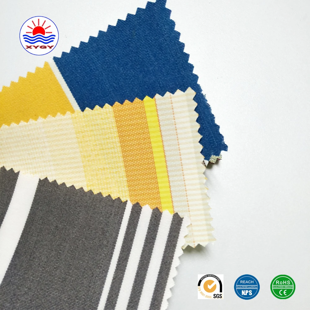 100% polyester anti uv twill pu fabric for outdoor awning fabric