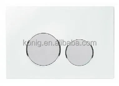 
Mirrored gold glass dual flush plate with chrome button- fit for Geberit concealed cistern 