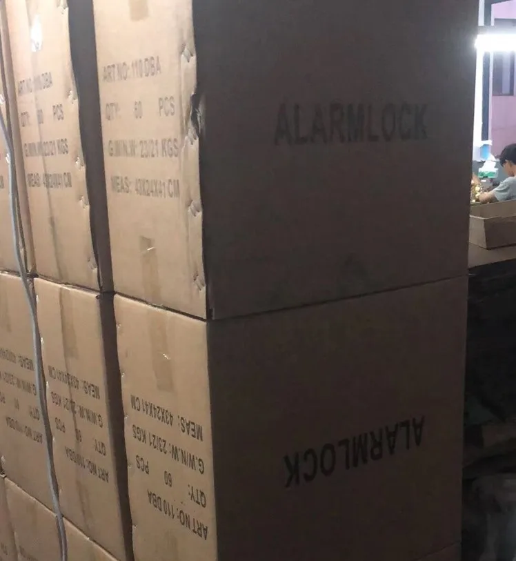 Aluminium Alloy Alarm padlock alarm lock for Motorcycle with 110DB