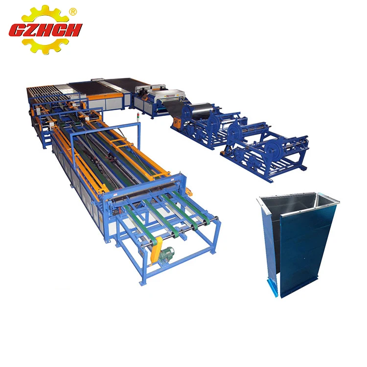 Chinese Manufacturer air Square auto Duct Line steel pipe production line IV-S