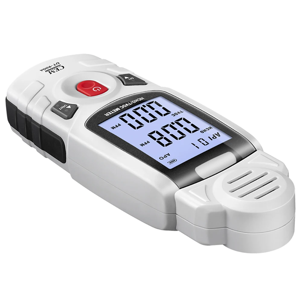 CEM DT-900A Formaldehyde HCHO & TVOC Meter Real-time Display Air Pollution  Detector Tester for home room furniture toy plublic