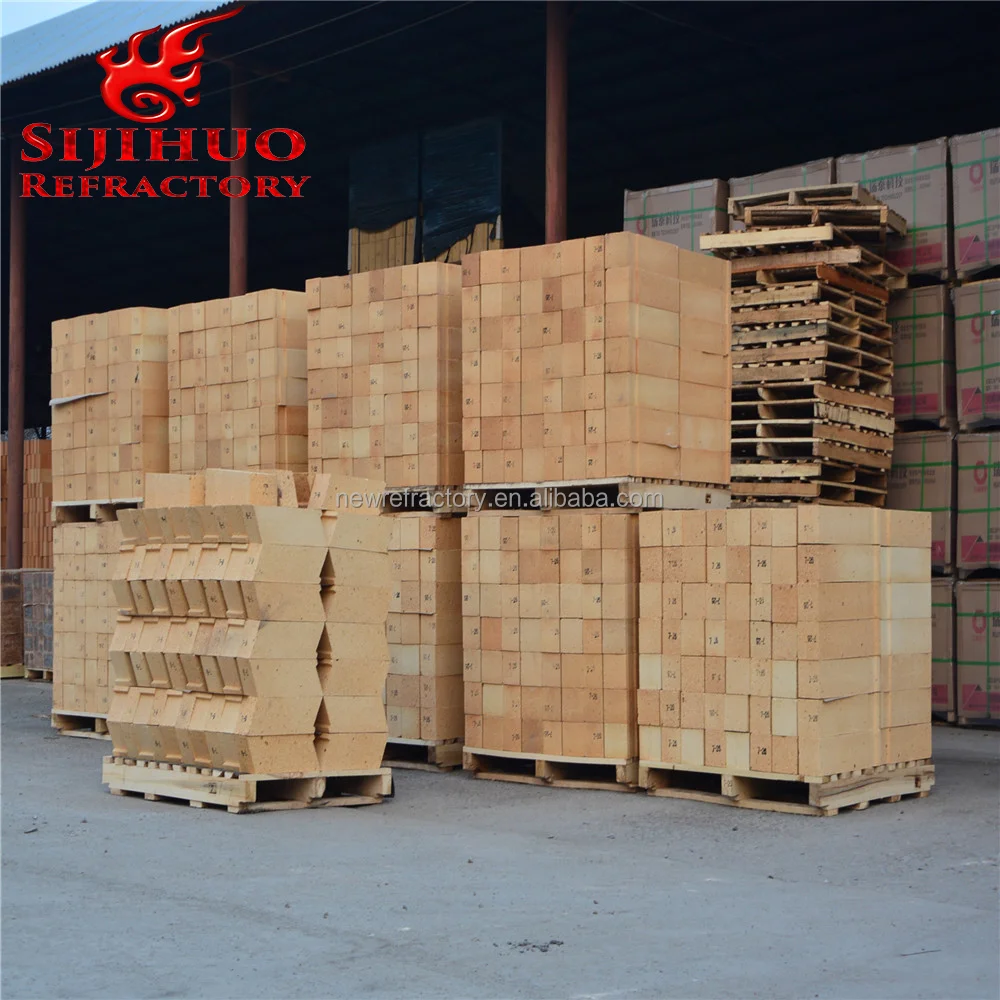 2017 высококачественные огнеупорные кирпичи Sijihuo желтые промышленные печи цены на мини-кирпичный завод 38-55%