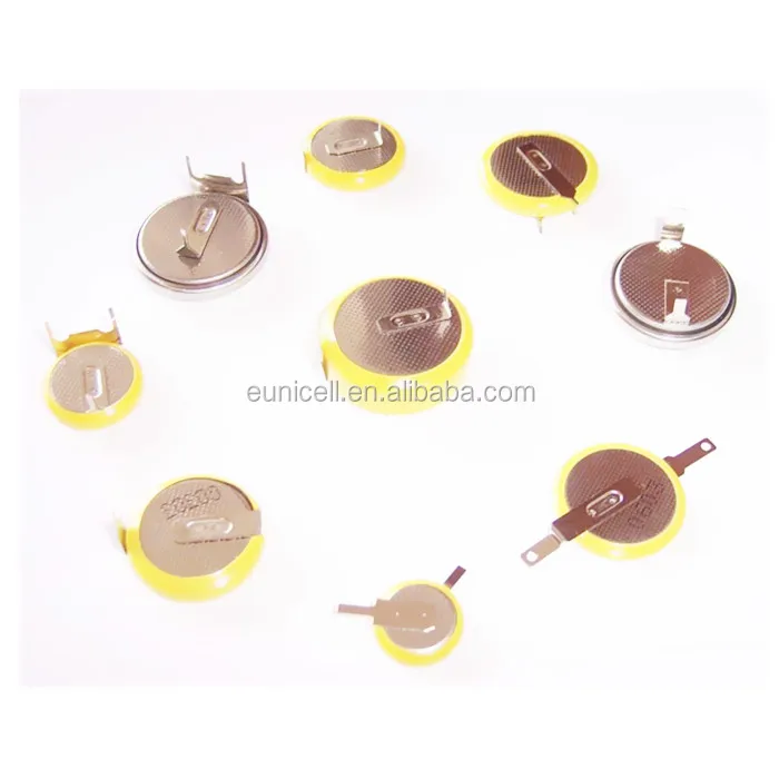 CR2032 battery cr2032 cr2025 cr2016 3V Lithium Button Cell batteries with solder pins