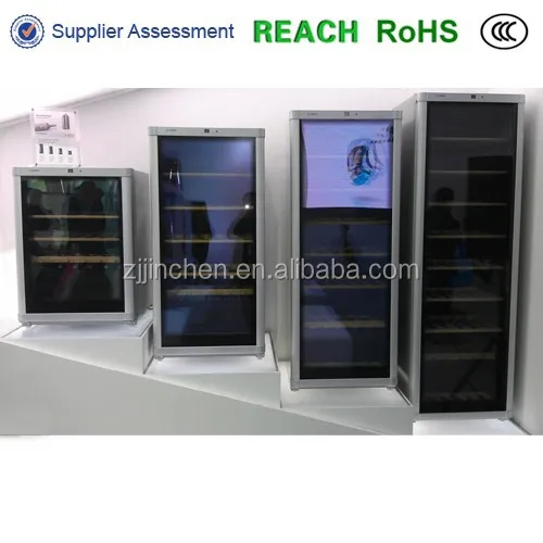 
Zhejiang factory wine chiller glass door 